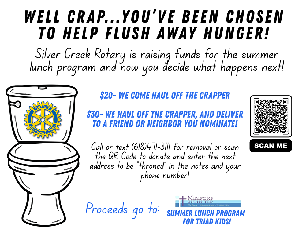 Silver Creek Rotary Fundraiser for Ministries Unlimited Summer Lunches